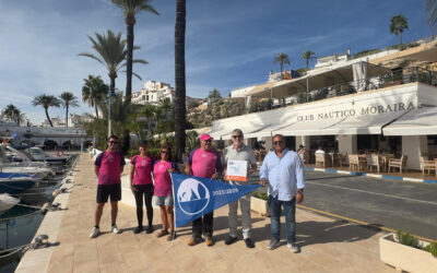 La Escuela de Vela del Club Náutico Moraira recibe la homologación de la FVCV y el Gallardete Azul de Ecoescuelas