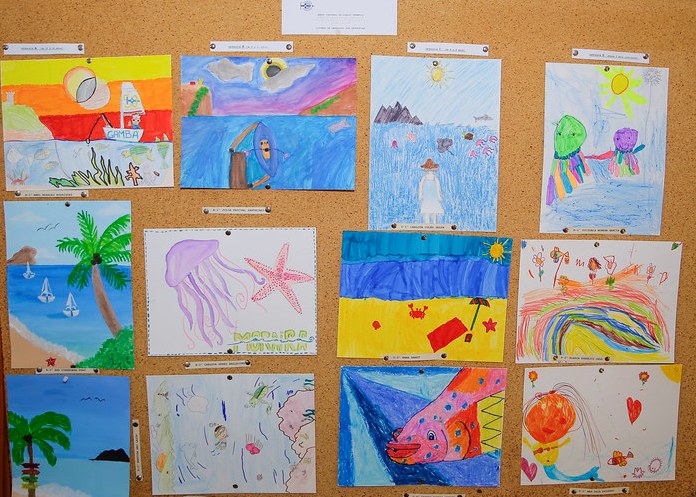 El XXXIV Concurso de Dibujo Infantil del Club Náutico Moraira reúne a cerca de 50 pequeños artistas